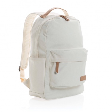 Logo trade promotional merchandise photo of: Impact AWARE™ 16 oz. recycled canvas backpack