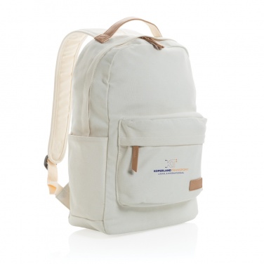 Logo trade advertising products picture of: Impact AWARE™ 16 oz. recycled canvas backpack