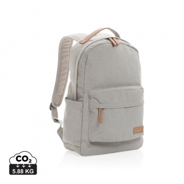 Logo trade promotional merchandise picture of: Impact AWARE™ 16 oz. recycled canvas backpack