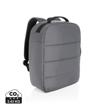 Logotrade promotional items photo of: Impact AWARE™ RPET anti-theft 15.6" laptop backpack