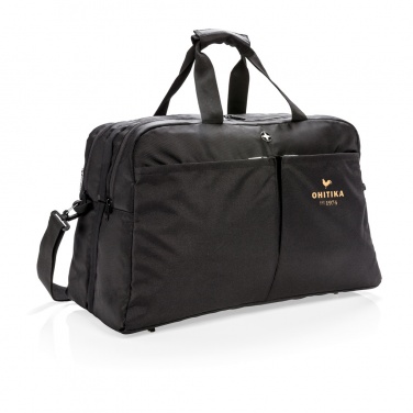 Logotrade promotional gift image of: Swiss Peak RFID duffle with suitcase opening