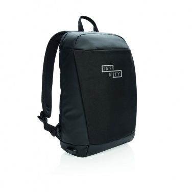 Logo trade promotional merchandise photo of: Madrid anti-theft RFID USB laptop backpack PVC free