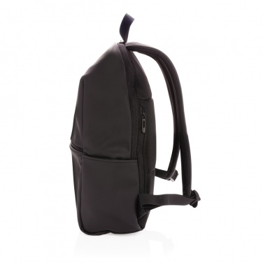 Logo trade promotional merchandise picture of: Smooth PU 15.6"laptop backpack