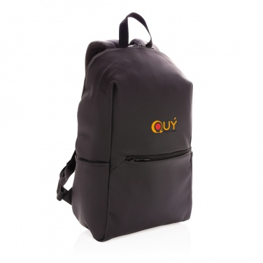 Logo trade promotional items image of: Smooth PU 15.6"laptop backpack