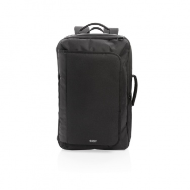 Logo trade business gifts image of: Swiss peak convertible travel backpack PVC free