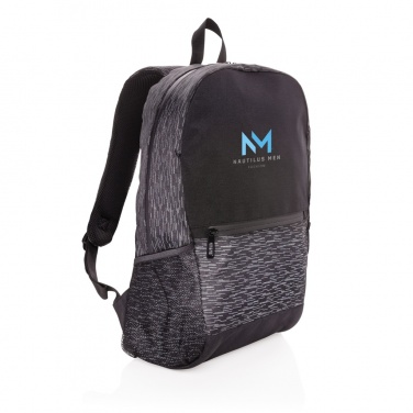 Logo trade advertising product photo of: AWARE™ RPET Reflective laptop backpack