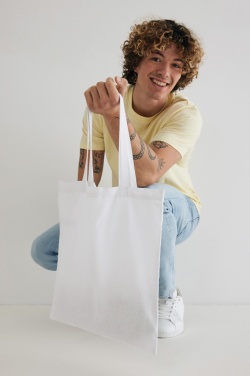 Logo trade corporate gifts image of: Impact AWARE™ Recycled cotton tote 145g
