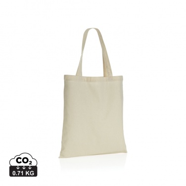 Logo trade corporate gifts picture of: Impact AWARE™ Recycled cotton tote 145g