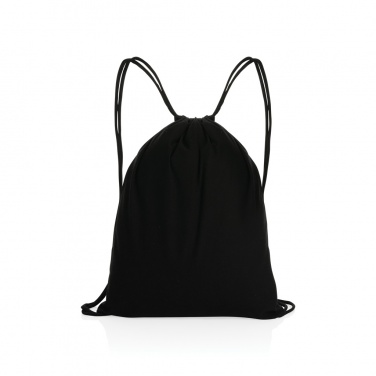 Logotrade promotional gift picture of: Impact AWARE™ recycled cotton drawstring backpack 145g