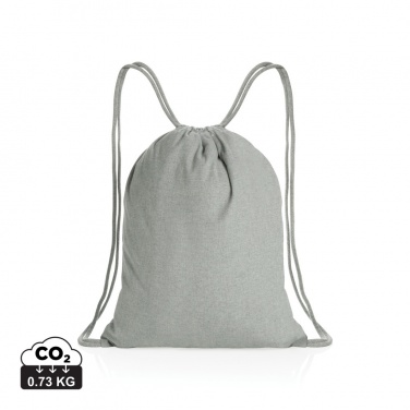 Logotrade promotional giveaway picture of: Impact AWARE™ recycled cotton drawstring backpack 145g