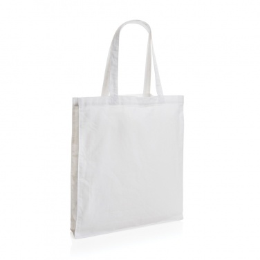 Logo trade corporate gift photo of: Impact AWARE™ Recycled cotton tote w/bottom 145g