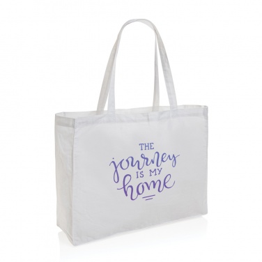 Logotrade promotional item image of: Impact AWARE™ Recycled cotton shopper 145g