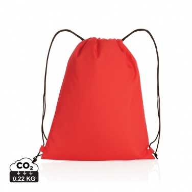 Logo trade promotional merchandise image of: Impact AWARE™ RPET 190T drawstring bag