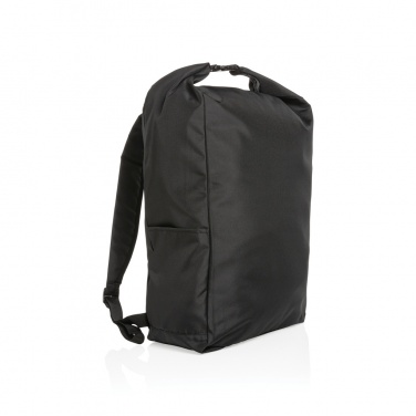 Logo trade promotional item photo of: Impact AWARE™ RPET lightweight rolltop backpack