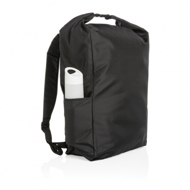Logo trade promotional product photo of: Impact AWARE™ RPET lightweight rolltop backpack