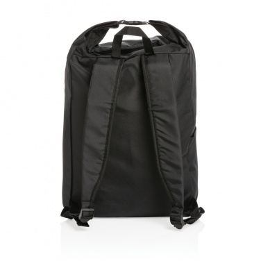 Logotrade promotional gift image of: Impact AWARE™ RPET lightweight rolltop backpack