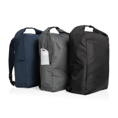 Logo trade promotional item photo of: Impact AWARE™ RPET lightweight rolltop backpack