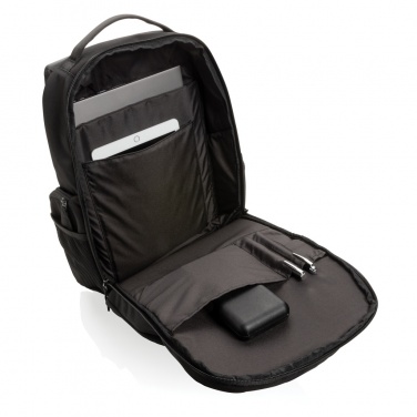 Logo trade advertising product photo of: Swiss Peak AWARE™ RPET 15.6 inch commuter backpack