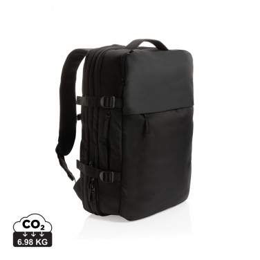 Logo trade advertising product photo of: Swiss Peak AWARE™ RPET 15.6' expandable weekend backpack