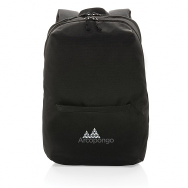 Logo trade promotional gifts image of: Impact AWARE™ 1200D 15.6'' modern laptop backpack