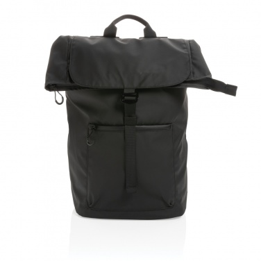 Logo trade promotional merchandise image of: Impact AWARE™ RPET water resistant 15.6" laptop backpack