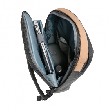 Logotrade business gift image of: Impact AWARE™ 300D two tone deluxe 15.6" laptop backpack