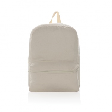 Logo trade corporate gift photo of: Impact Aware™ 285 gsm rcanvas backpack undyed