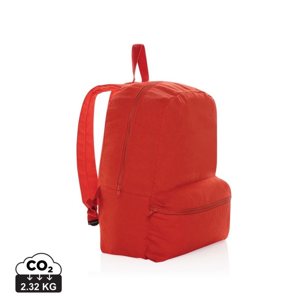 Logo trade promotional items image of: Impact Aware™ 285 gsm rcanvas backpack