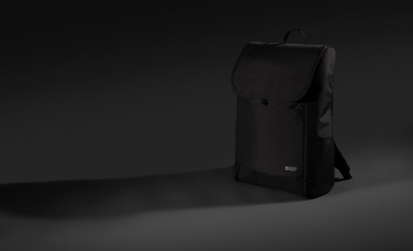 Logotrade business gift image of: Swiss Peak Fern AWARE™ RPET all over zipper 15.6" backpack