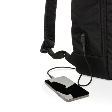 Logo trade corporate gift photo of: Swiss Peak AWARE™ modern 15.6" laptop backpack