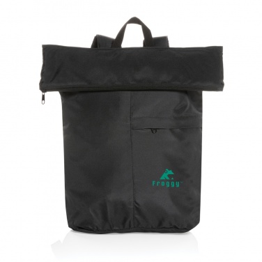 Logotrade promotional merchandise image of: Dillon AWARE™ RPET lightweight foldable backpack