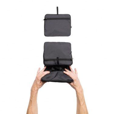 Logotrade promotional giveaways photo of: Dillon AWARE™ RPET foldable classic backpack