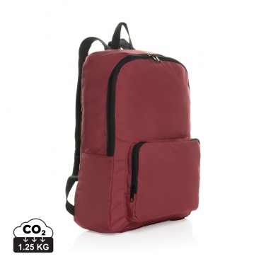 Logo trade business gift photo of: Dillon AWARE™ RPET foldable classic backpack