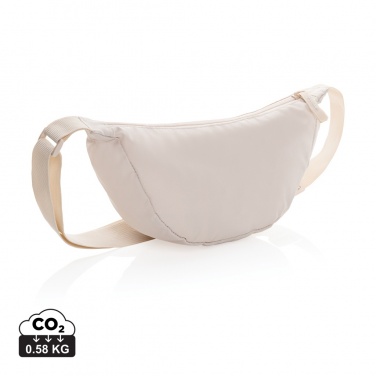 Logotrade promotional gift image of: Crescent AWARE™ RPET half moon sling bag