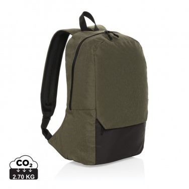 Logo trade promotional merchandise image of: Kazu AWARE™ RPET basic 15.6 inch laptop backpack
