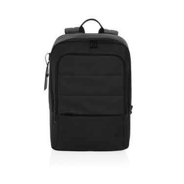 Logotrade promotional gift image of: Armond AWARE™ RPET 15.6 inch deluxe laptop backpack