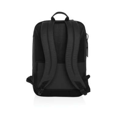 Logo trade promotional giveaways picture of: Armond AWARE™ RPET 15.6 inch deluxe laptop backpack