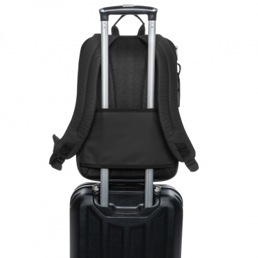 Logo trade corporate gift photo of: Armond AWARE™ RPET 15.6 inch deluxe laptop backpack