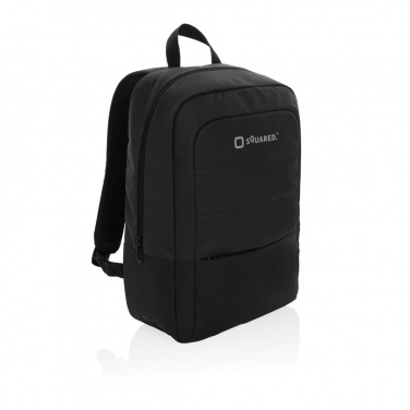 Logo trade advertising products image of: Armond AWARE™ RPET 15.6 inch standard laptop backpack