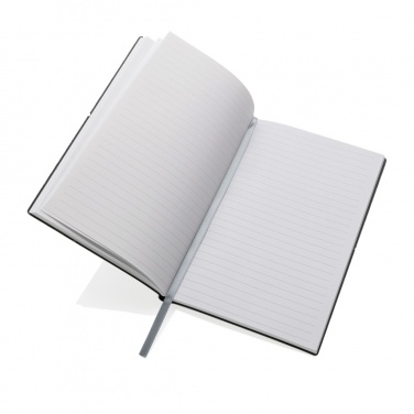 Logo trade advertising products image of: A5 recycled leather notebook