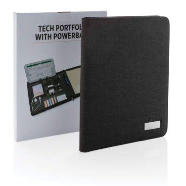 Logo trade advertising product photo of: Tech portfolio with powerbank