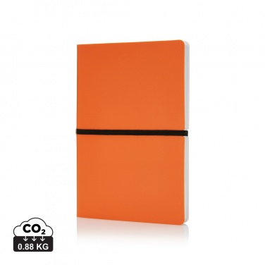 Logo trade promotional product photo of: Deluxe softcover A5 notebook