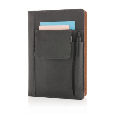 Logotrade promotional giveaway picture of: Notebook with phone pocket