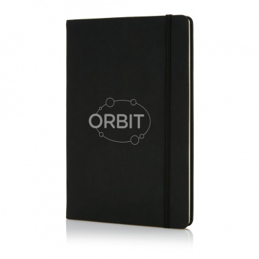 Logotrade promotional item picture of: Deluxe hardcover PU A5 notebook