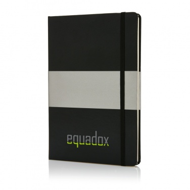 Logo trade advertising product photo of: Deluxe hardcover A5 notebook