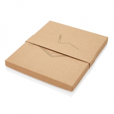 Logotrade promotional products photo of: A5 notebook with bamboo pen including stylus