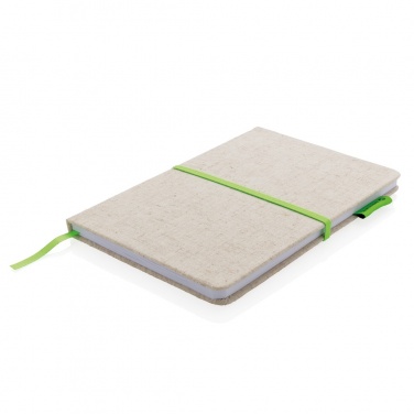 Logotrade promotional product image of: A5 jute notebook