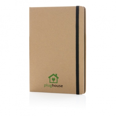 Logotrade promotional giveaway image of: A5 kraft notebook