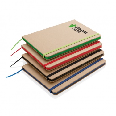 Logo trade advertising products image of: A5 kraft notebook