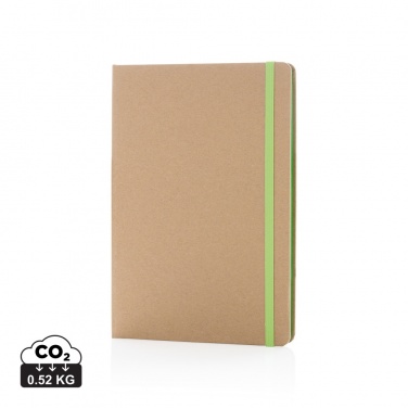Logotrade promotional giveaway image of: A5 kraft notebook